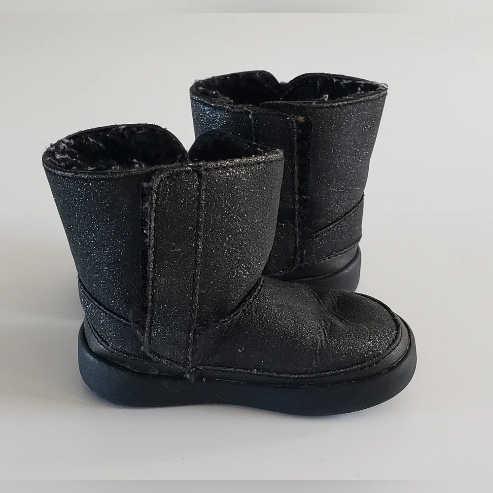 Ugg Toddler Black Sparkle Bootie Size 4 / 5